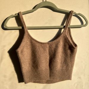 Reformation Cashmere Crop Top